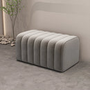 Nordic velvet bench soft and elegant footrest