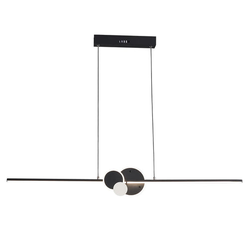 Modern Hanging LED Chandelier Tables, Restaurants, Kitchens, Minimum Ceiling Chandeliers, Home Decorative Lights, Linear - vue 7 sur 6