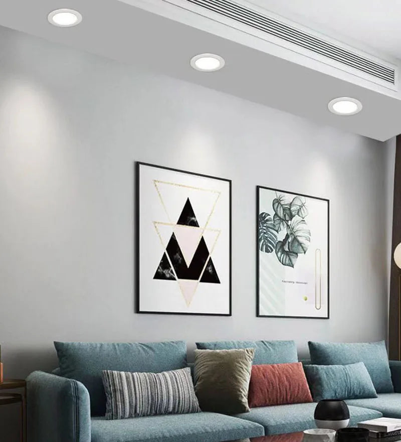 Integrated thick aluminium LED downlight spotlight
