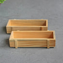 vintage wooden planter for succulents and flowers
