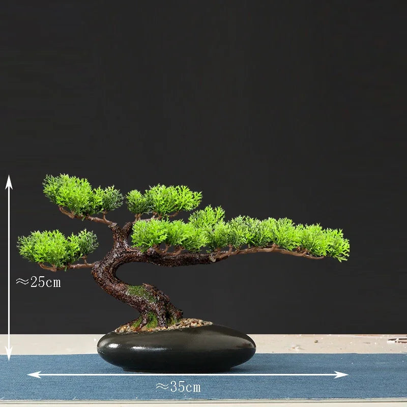 Chinese style artificial bonsai tree for indoor and outdoor decor - vue 15 sur 22