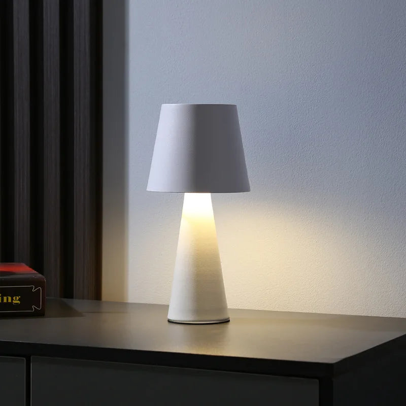Retro rechargeable minimalist modern waterproof table lamp