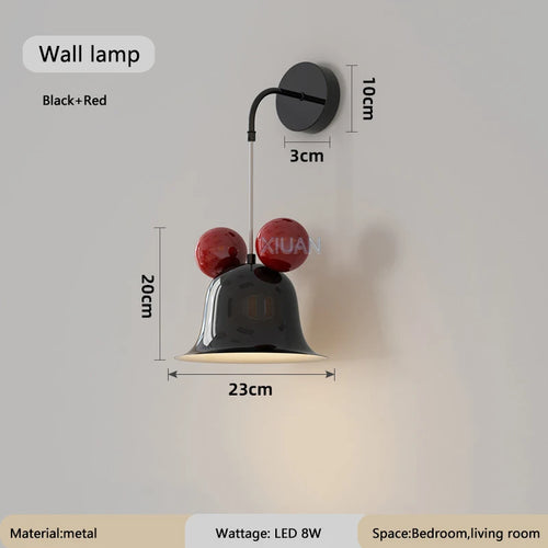 Artistic designer pendant lamp wall light decoration - vue 8 sur 11