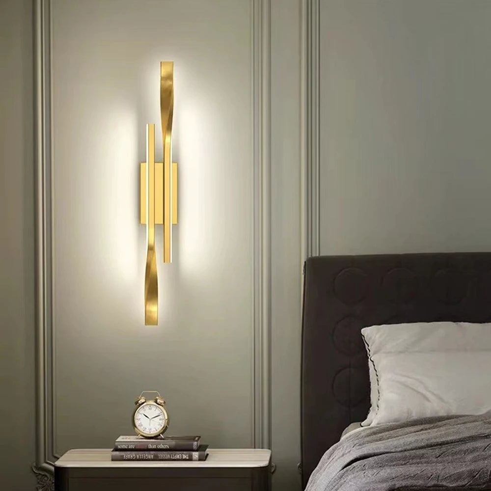 Modern minimalist LED indoor wall light - vue 3 sur 9