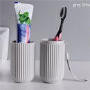 Creative travel toothbrush cup
