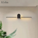 Modern wall light for minimalist bathroom mirror