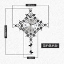 unique metal european design pendulum wall clock