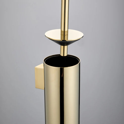 Wall-mounted stainless steel toilet brush holder for bathroom - vue 7 sur 14