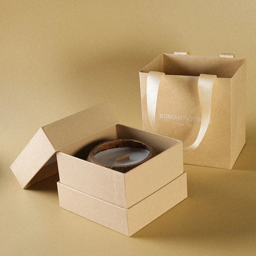 coconut scented candle gift set Christmas souvenir - vue 6 sur 20