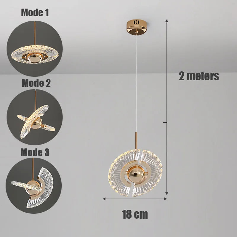 Nordic LED chandelier indoor pendant light