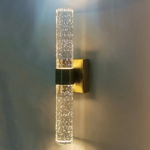 Modern LED wall light with bubble effect for TV background - vue 6 sur 11