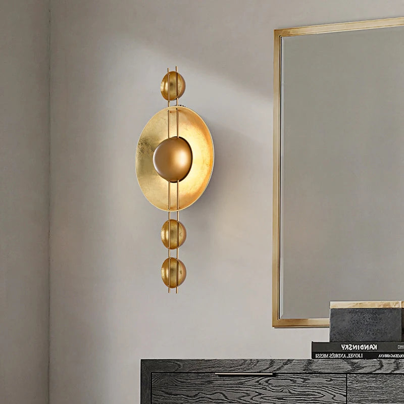 American design LED wall light for elegant decoration - vue 3 sur 6