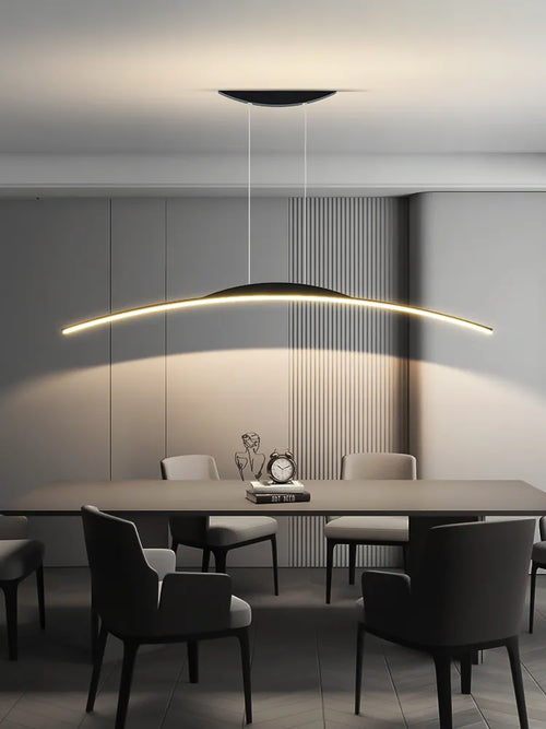 Modern Nordic pendant chandelier simple office cafeteria bar - vue 2 sur 8