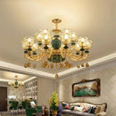 Light crystal chandelier for elegant and refined decor