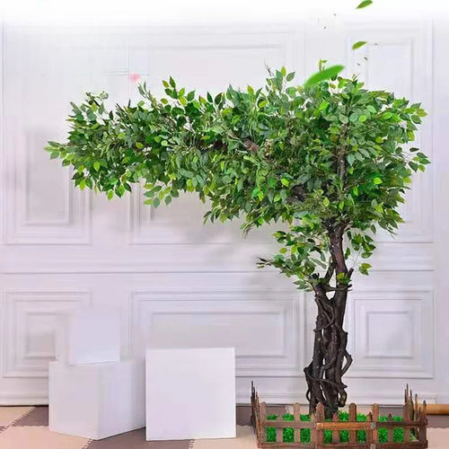 Decorative artificial banyan tree for indoor and hotel use - vue 2 sur 14