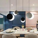 Modern decorative moon design pendant light for indoor use