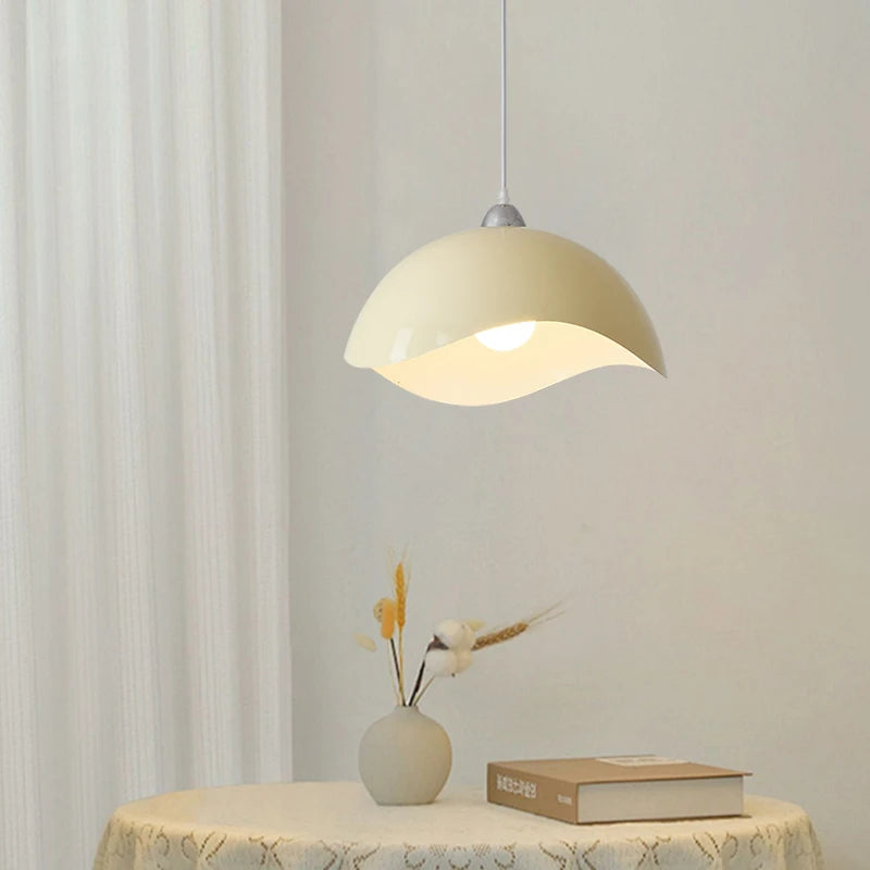 Simple LED chandelier for elegant nordic interior decor