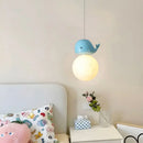 Children's animal design pendant light horse bear rabbit whale