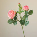 Artificial silk roses for indoor and outdoor decoration