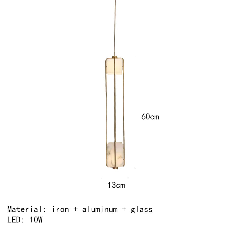 Art deco glass and metal chandelier for hotel and bar - vue 11 sur 12