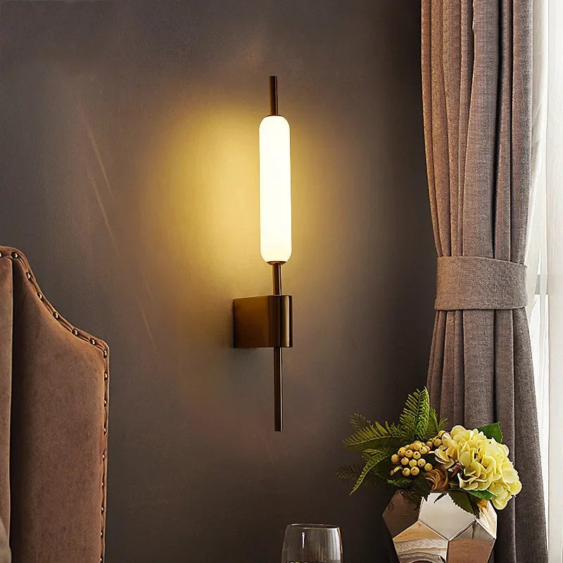 Modern LED wall sconce for bedroom, living room, bedside, bathroom, decorative lamp