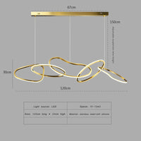 Nordic pendant chandeliers for elegant indoor lighting