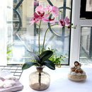 Decorative artificial orchid flowers for weddings and gardens