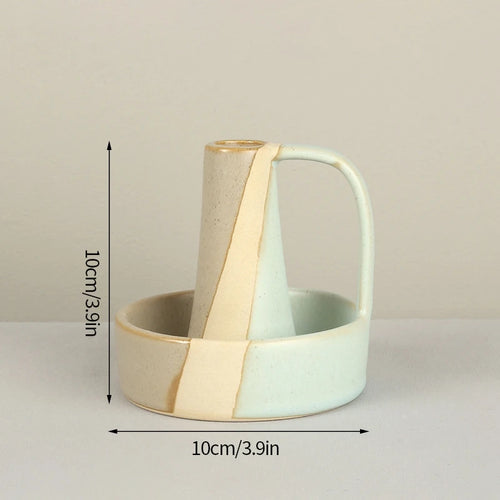 Nordic ceramic candle holder for decoration and weddings - vue 12 sur 15