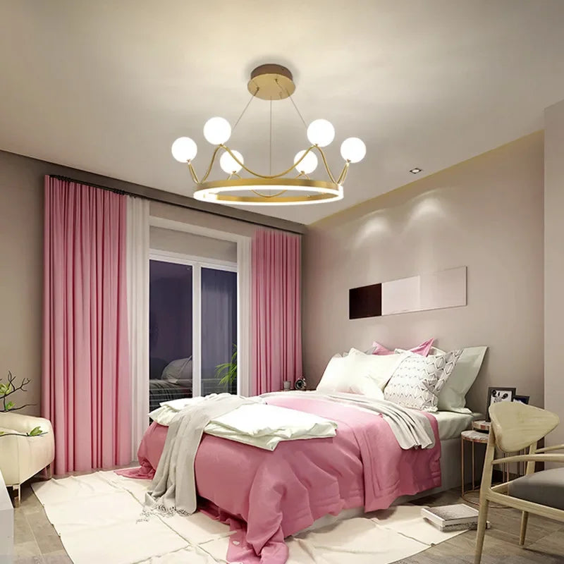 Modern LED designer chandelier for an elegant interior - vue 3 sur 8