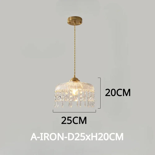 Elegant floral design vintage LED crystal chandelier