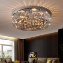 High-end designer crystal ceiling light for elegant interiors