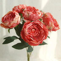 Artificial peony bouquet for decoration and photography