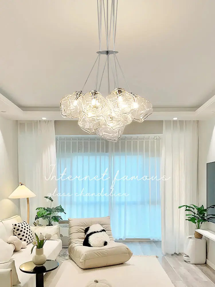 Modern ice cake chandelier for interior decoration