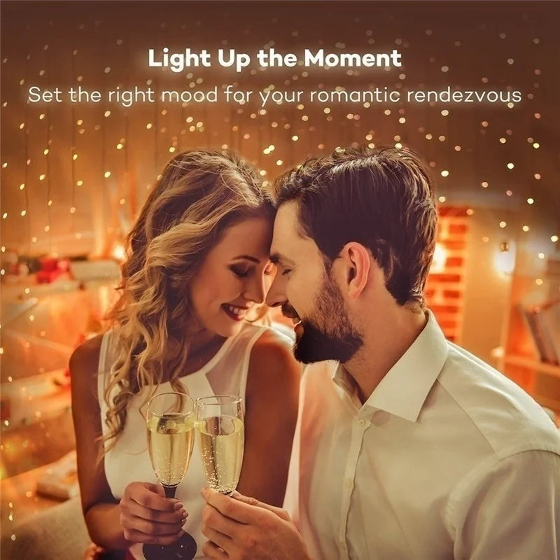 Waterproof LED string lights for party and wedding decorations - vue 3 sur 14