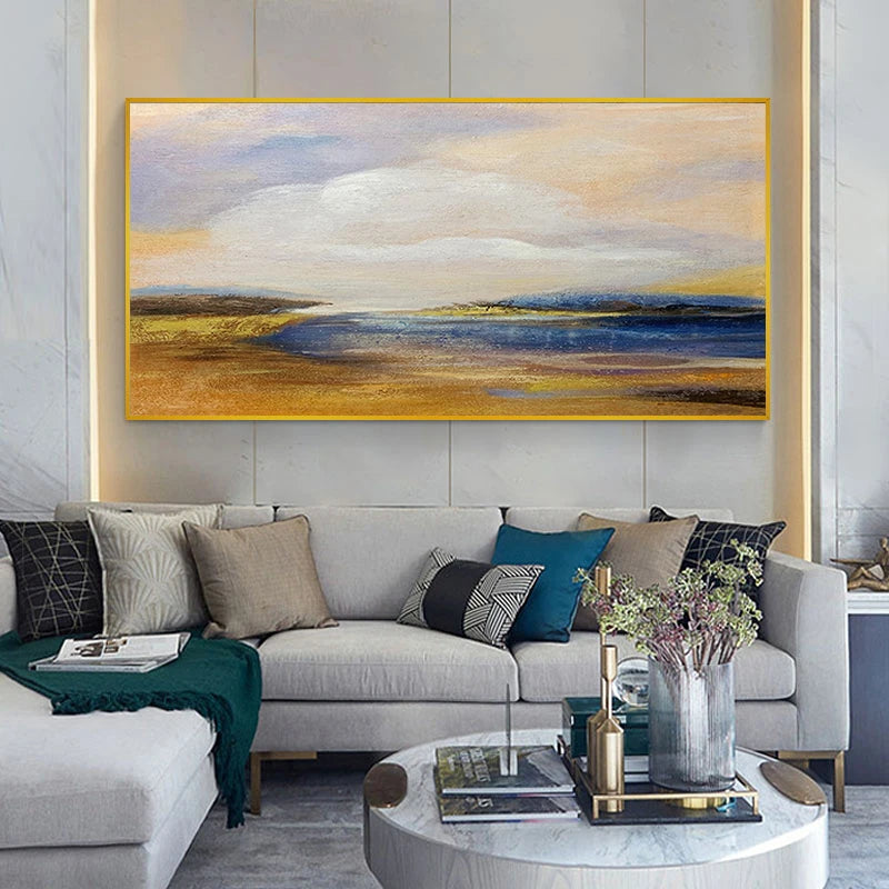 customizable abstract wall decoration handmade canvas painting