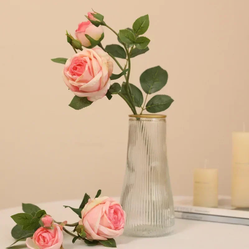 Artificial silk roses for indoor and outdoor decoration - vue 5 sur 10