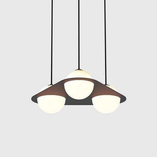 Minimalist geometric pendant light for modern commercial spaces - vue 5 sur 11