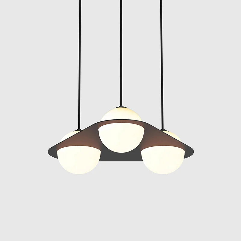 Minimalist geometric pendant light for modern commercial spaces - vue 5 sur 11