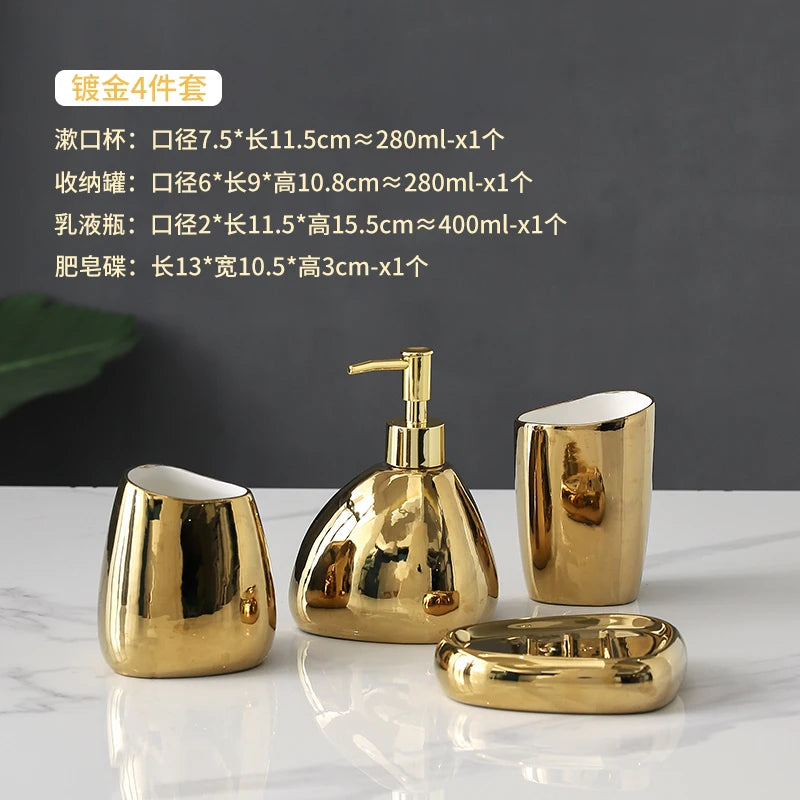 ceramic bathroom accessories for home decor - vue 11 sur 23