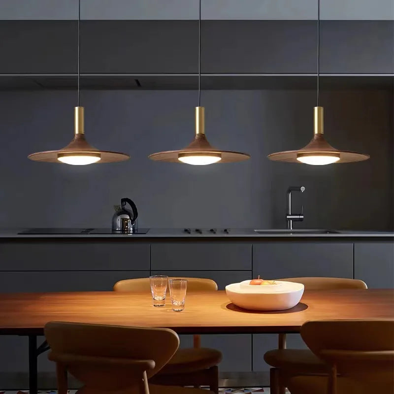 Modern ufo-style chandelier with eye protection contemporary design - vue 3 sur 8