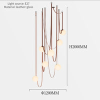 Italian designer pendant light for a minimalist, elegant interior
