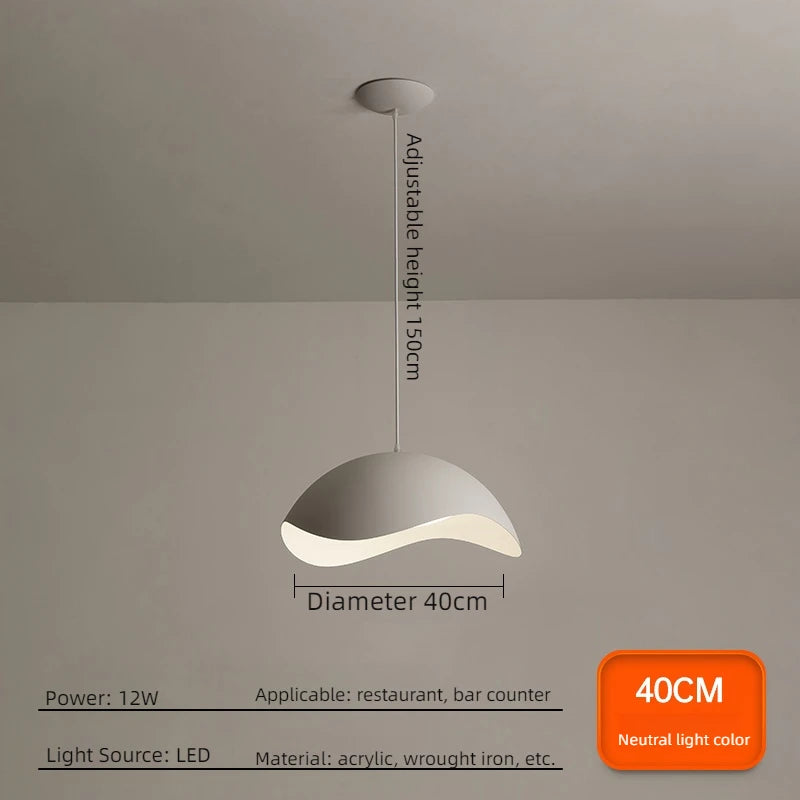 Nordic designer chandelier minimalist creative modern lamp - vue 7 sur 10