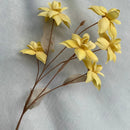 Decorative fabric artificial flowers for weddings and events