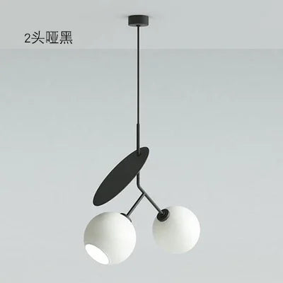 Modern glass pendant light for creative interior decoration