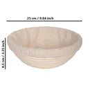 rattan bread basket for baking and fermentation
