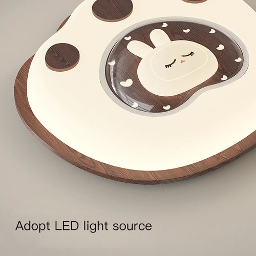 Creative LED cat animal chandelier for children - vue 5 sur 12