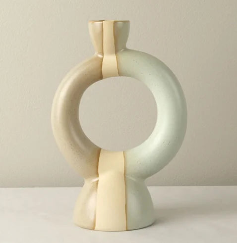 Nordic ceramic candle holder for decoration and weddings - vue 15 sur 15