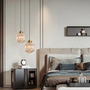 Tinted glass pendant light for modern interior decor
