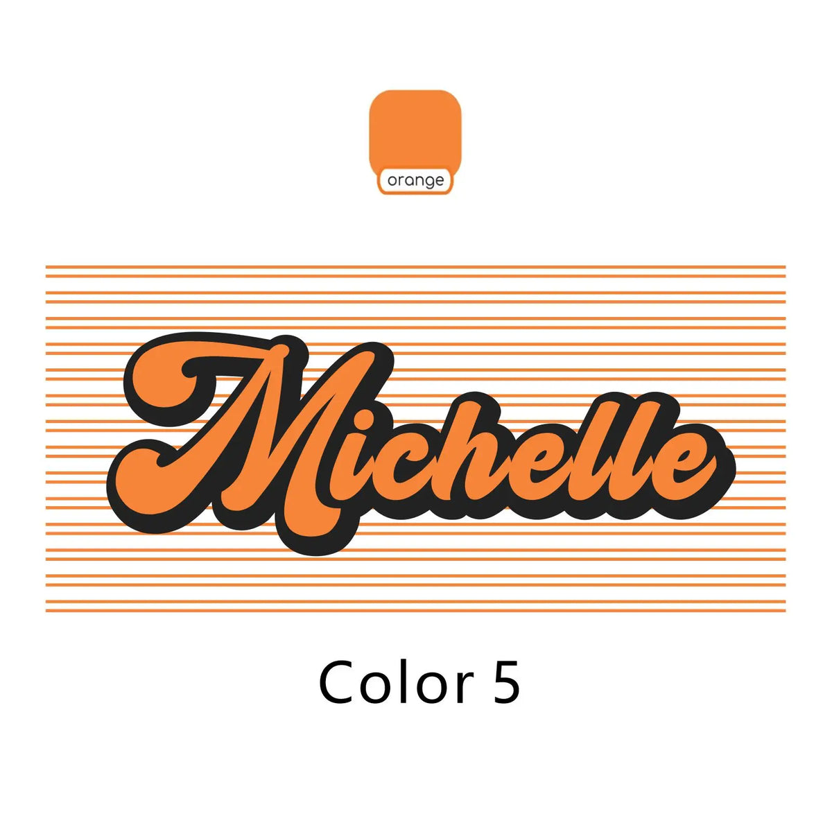 Personalised retro striped beach towel hippie style