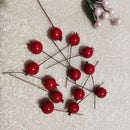 Set of 10 artificial berries for DIY wreaths